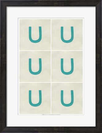 Framed Lucien&#39;s U 6-Up Print