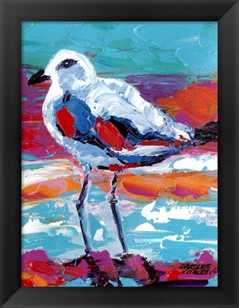 Framed Seaside Birds I Print