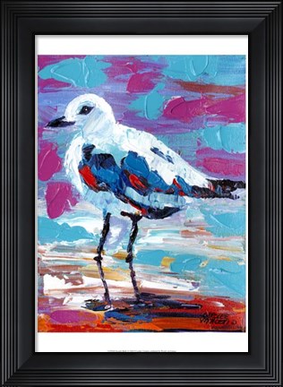 Framed Seaside Birds II Print