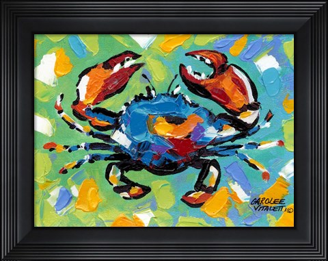 Framed Seaside Crab II Print