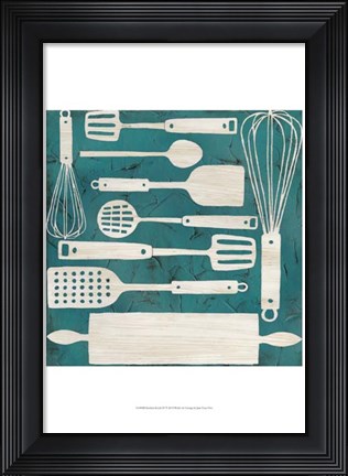 Framed Kitchen Kitsch IV Print