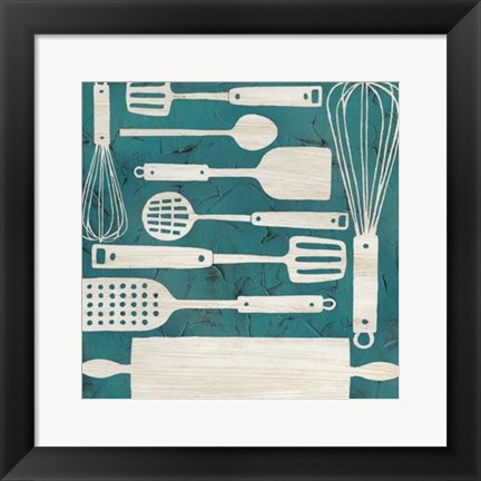 Framed Kitchen Kitsch IV Print