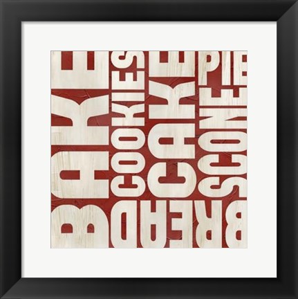 Framed Kitchen Kitsch VI Print