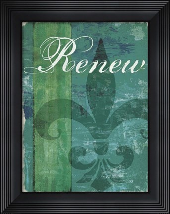 Framed Renew - Unwind I Print