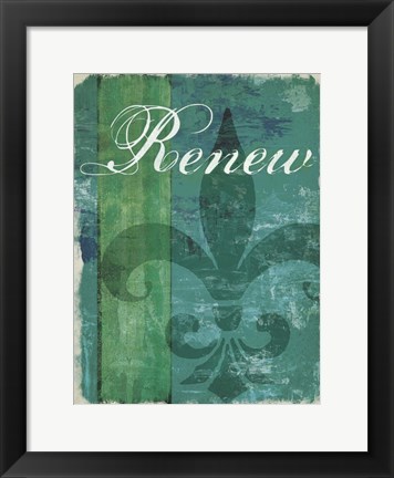 Framed Renew - Unwind I Print