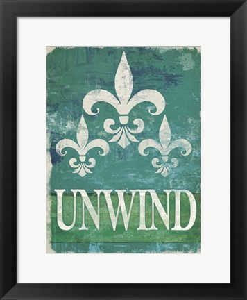 Framed Renew - Unwind II Print