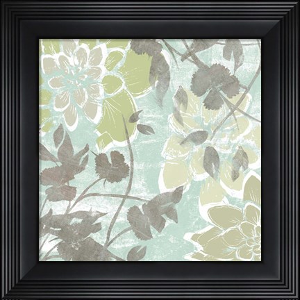 Framed Dahlias &amp; Petals II Print