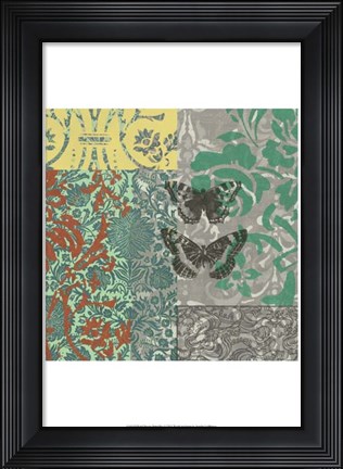 Framed World Bazaar Butterflies I Print