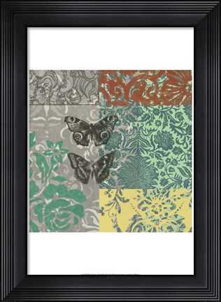 Framed World Bazaar Butterflies II Print