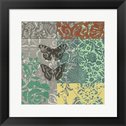 Framed World Bazaar Butterflies II Print