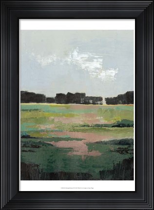 Framed Glowing Pasture II Print