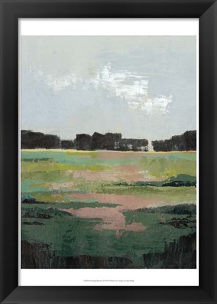 Framed Glowing Pasture II Print