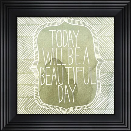 Framed Inspired Watercolors II Print