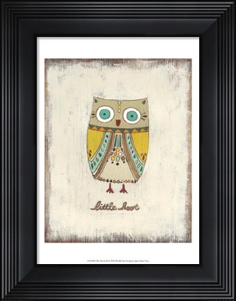 Framed Hoots II Print