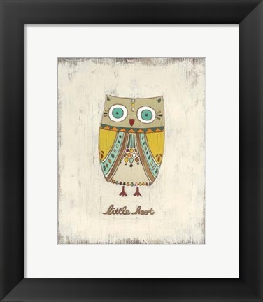 Framed Hoots II Print