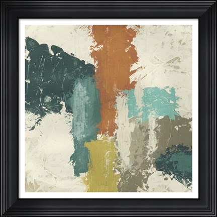 Framed City Signals II Print