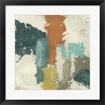 Framed City Signals II Print