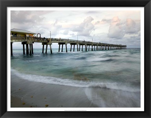 Framed Slow Motion Ocean I Print