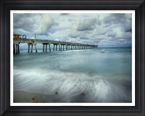 Framed Slow Motion Ocean II Print