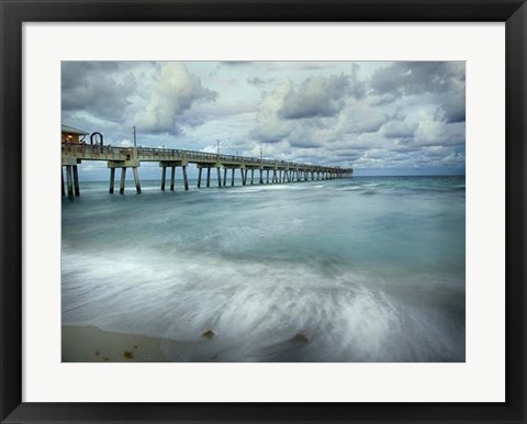 Framed Slow Motion Ocean II Print