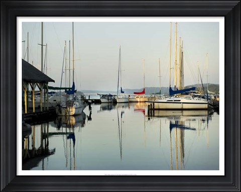 Framed Marina Sundown I Print