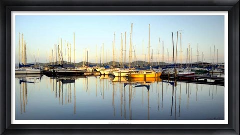Framed Marina Sundown III Print