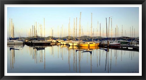 Framed Marina Sundown III Print