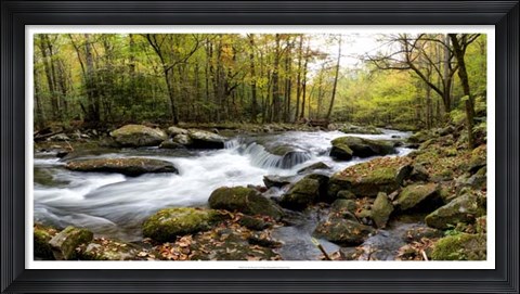 Framed Over Flow Panorama Print