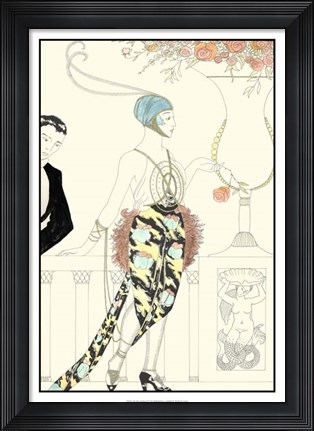 Framed Arte Deco Fashion II Print