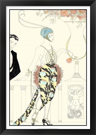 Framed Arte Deco Fashion II Print