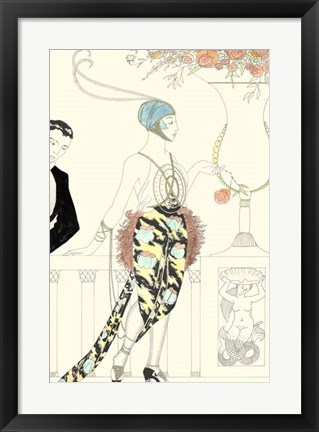 Framed Arte Deco Fashion II Print