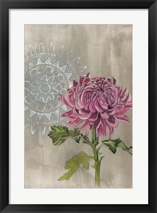 Framed Bohemian Botanical I Print