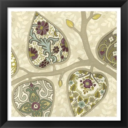 Framed Patterns in Foliage I Print