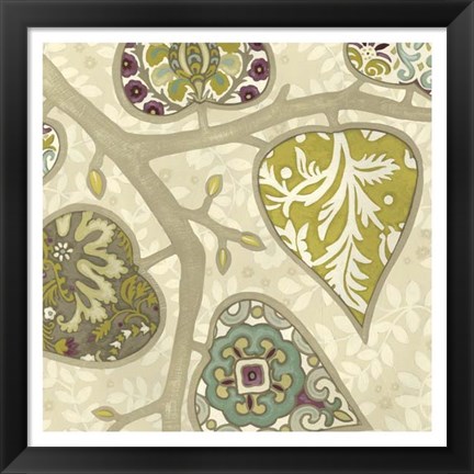 Framed Patterns in Foliage II Print