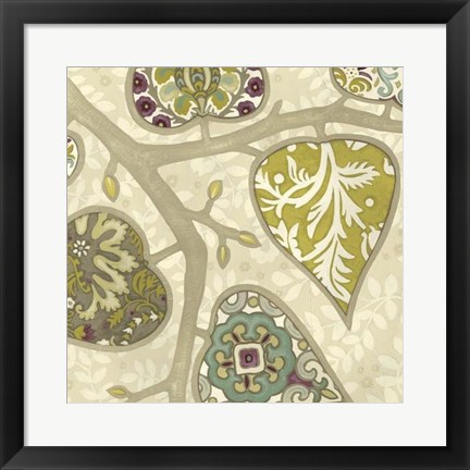 Framed Patterns in Foliage II Print