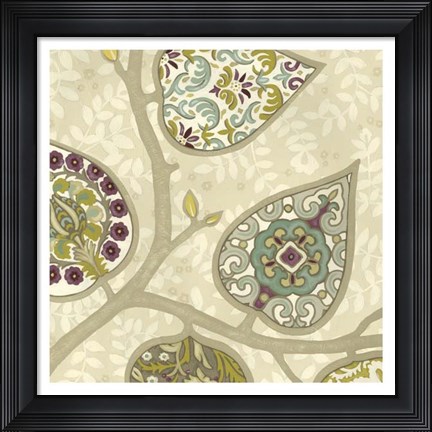 Framed Patterns in Foliage III Print