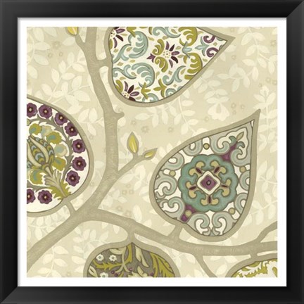 Framed Patterns in Foliage III Print