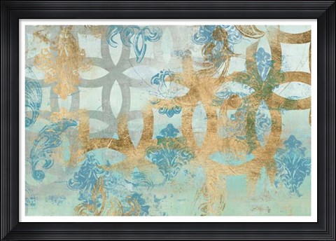 Framed Pattern Construct II Print