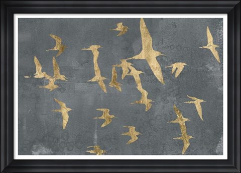 Framed Silhouettes in Flight IV Print