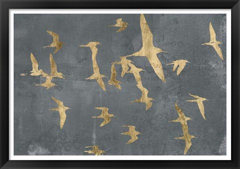 Framed Silhouettes in Flight IV Print