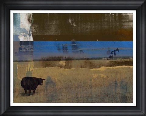 Framed Texas Gold Print