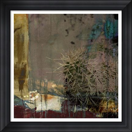 Framed Cactus Abstract Print