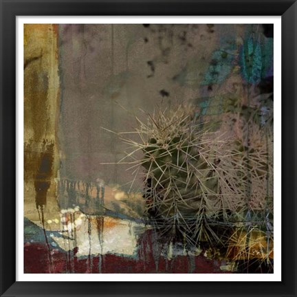 Framed Cactus Abstract Print