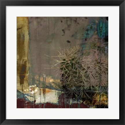 Framed Cactus Abstract Print