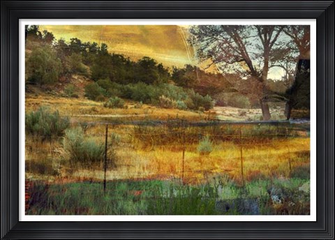 Framed In the Brush Print