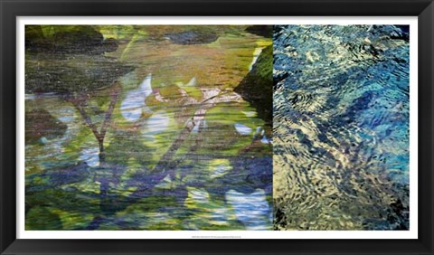 Framed River Mod Panel II Print