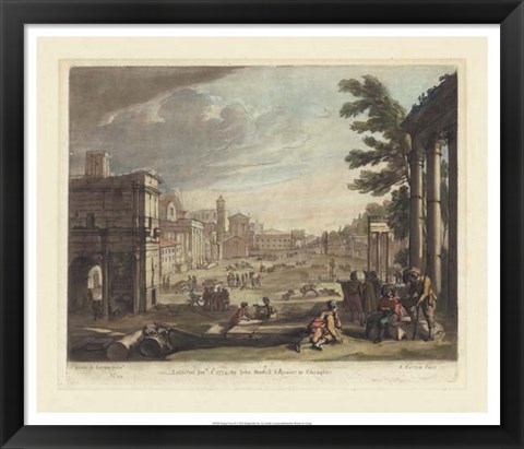 Framed Italian View II Print