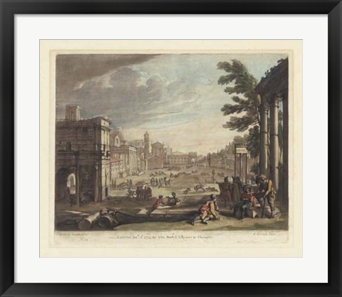 Framed Italian View II Print