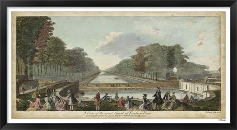 Framed View of Fontainebleau I Print