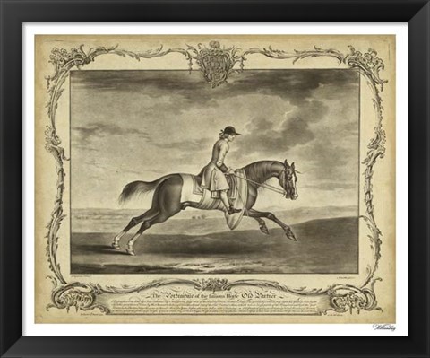 Framed Distinguished Horses I Print